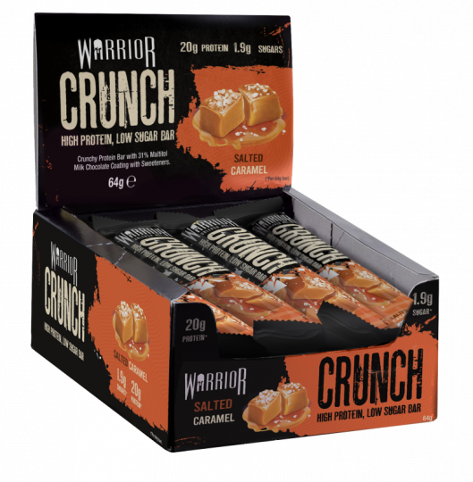 Warrior Crunch Salted Caramel Protein Bar