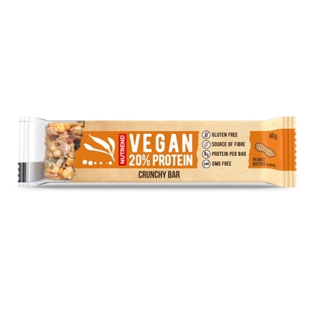 Nutrend Vegan Protein Crunch Bar Peanut butter