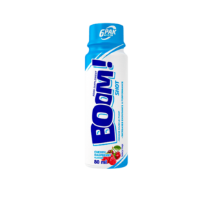 6PAK BOOM! Pre workout Energy Shot Cherry Raspberry
