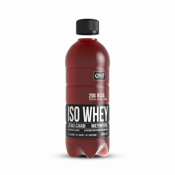 QNT Iso Whey Zero Carb Metapure Ready to drink red fruits
