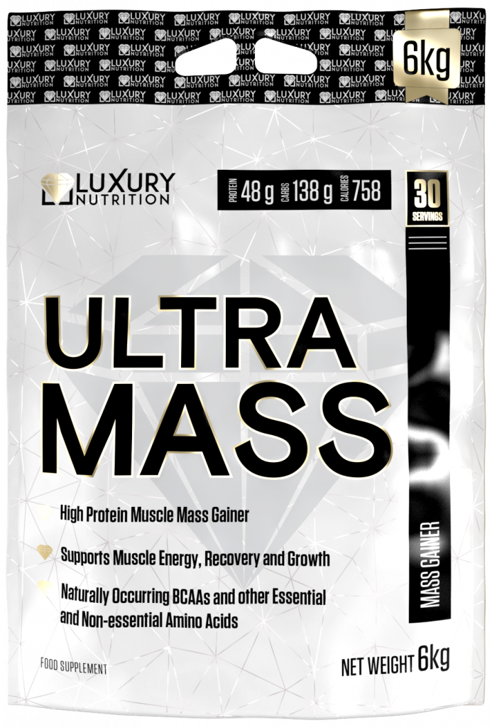 Luxury Nutrition Ultra Mass Vanilla 6kg Protein Malta 0937