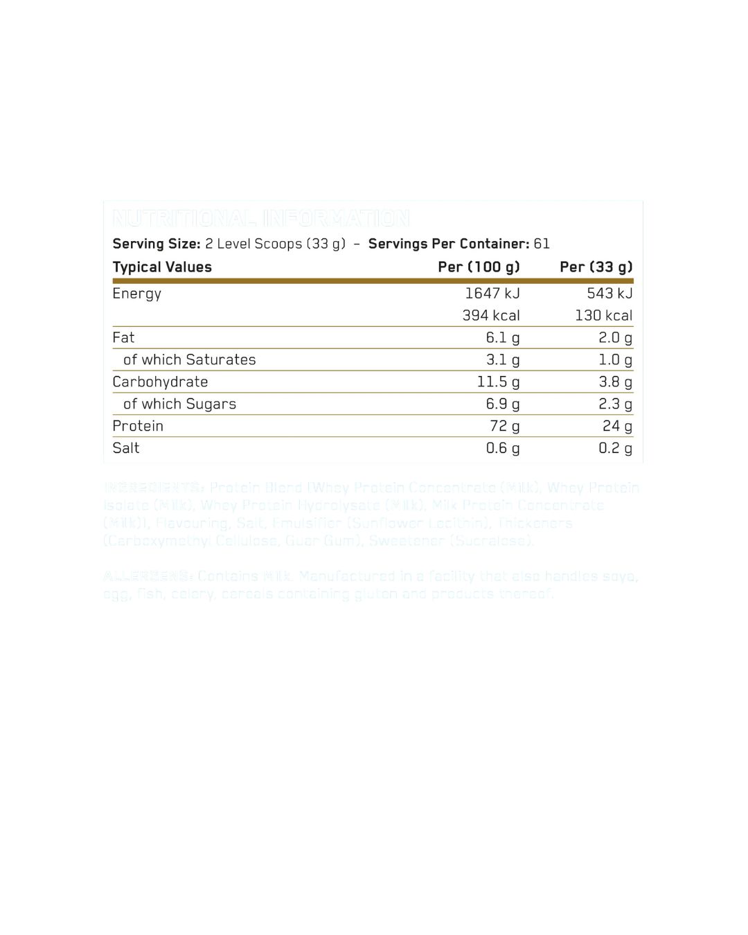 Applied Nutrition Critical Whey Choco Hazelnut 2Kg