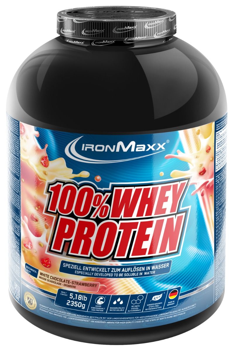 Ironmaxx 100% Whey Protein Strawberry White Chocolate