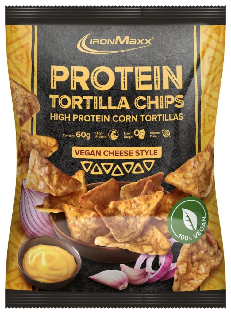 IronMaxx Protein Tortilla Chips Cheese 60g Protein Malta