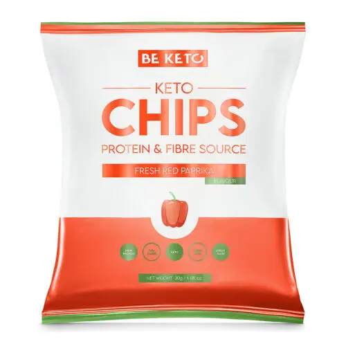 Keto Chips – Fresh Red Paprika 30g