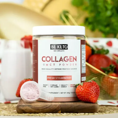 Keto Collagen + MCT Oil – Fresh Strawberry