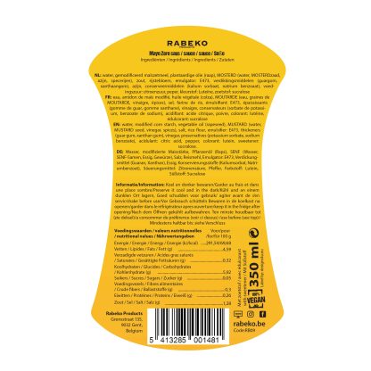Rabeko Products Mayonnaise Sauce Zero 350ml