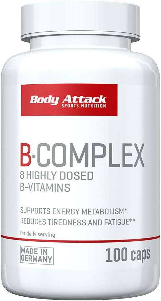 Body Attack Vitamin B Complex 100Caps