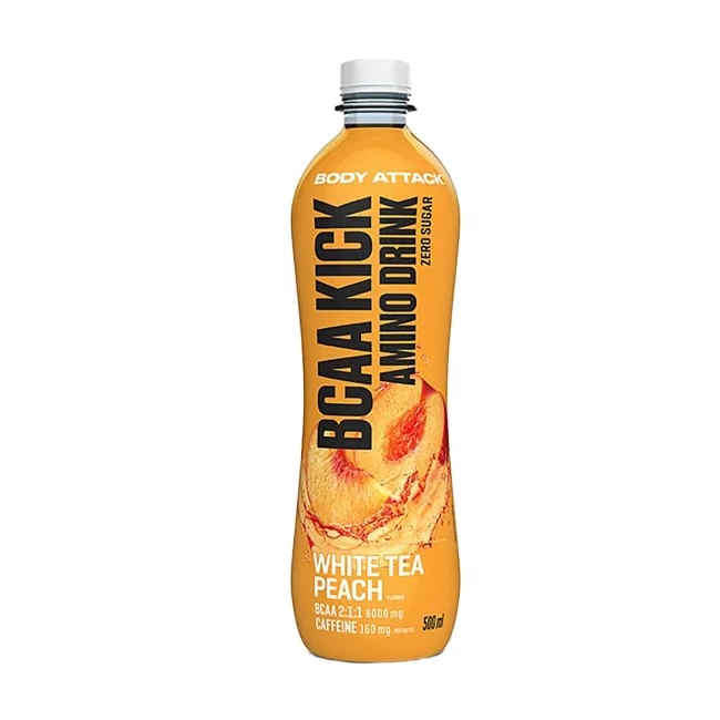 Body Attack BCAA Kick Drink White Tea Peach 500ml