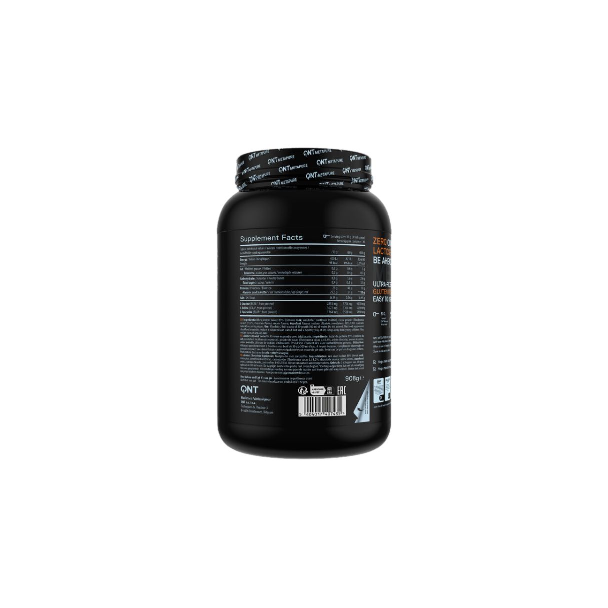 QNT Metapure Chocolate Hazelnut 908g