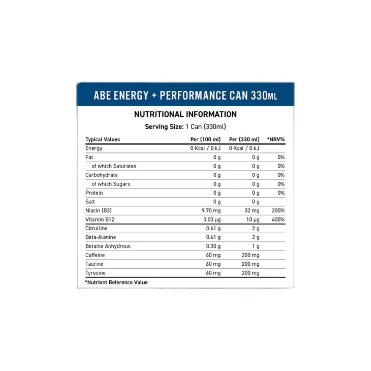 Applied Nutrition ABE Drink Orange 330mL