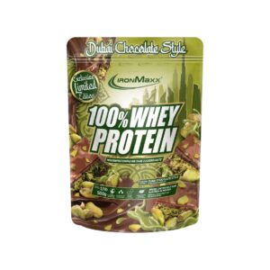 IronMaxx 100% Whey Protein - 500g Bag - Dubai Chocolate Style