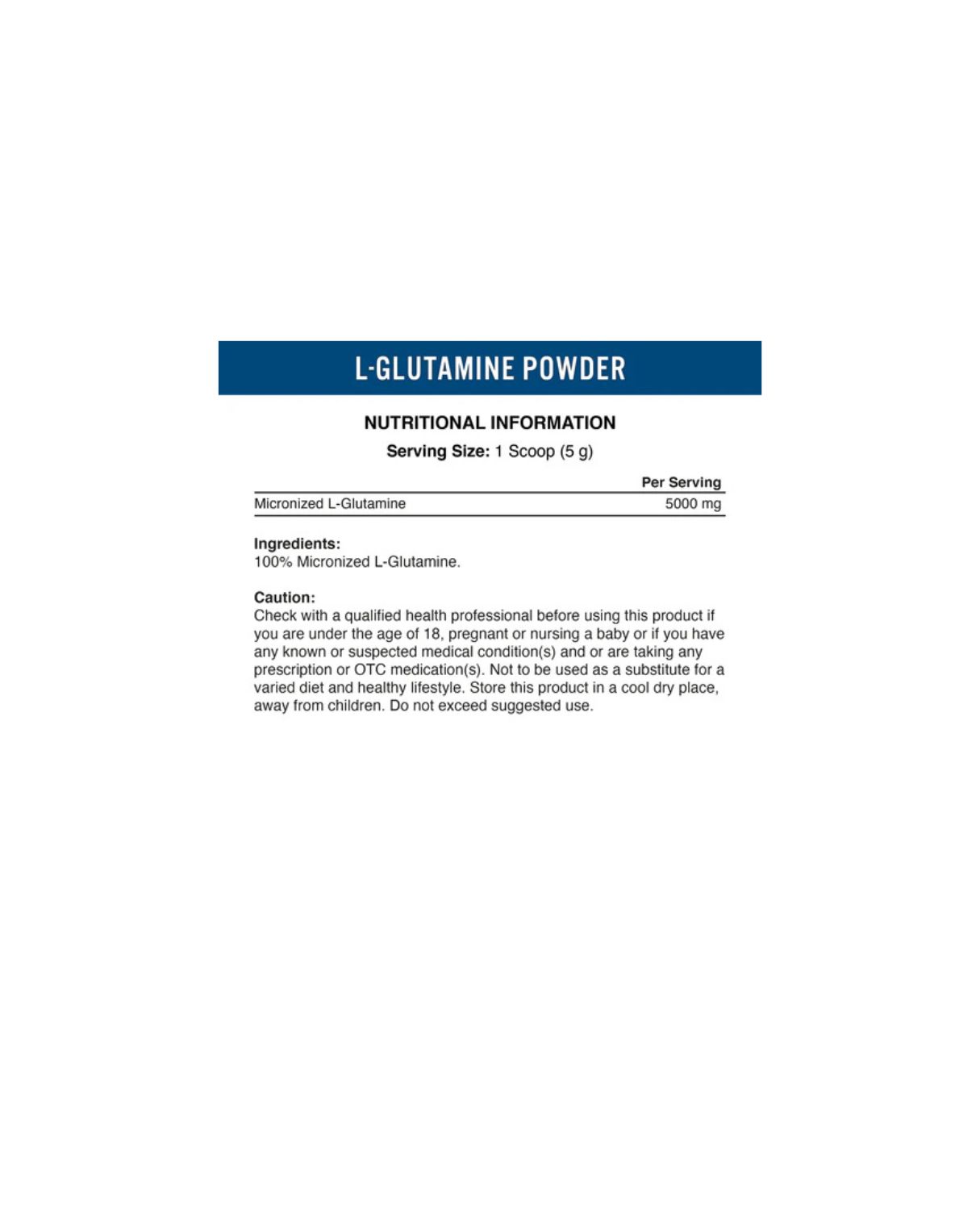 Applied Nutrition L Glutamine Powder