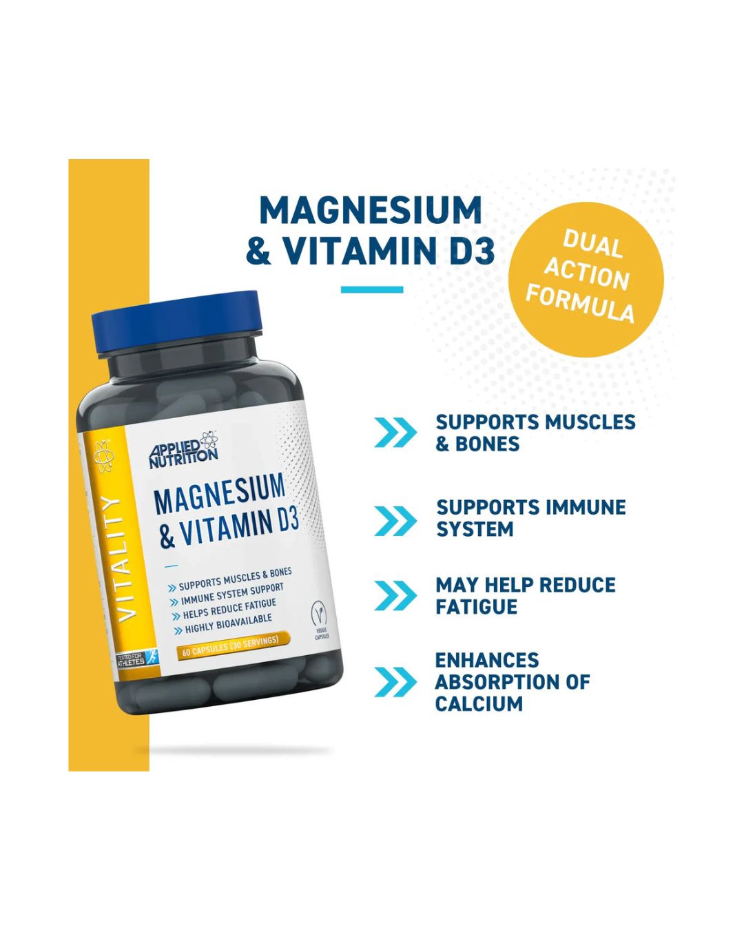 Applied Nutrition Vitality Magnesium & Vitamin D3