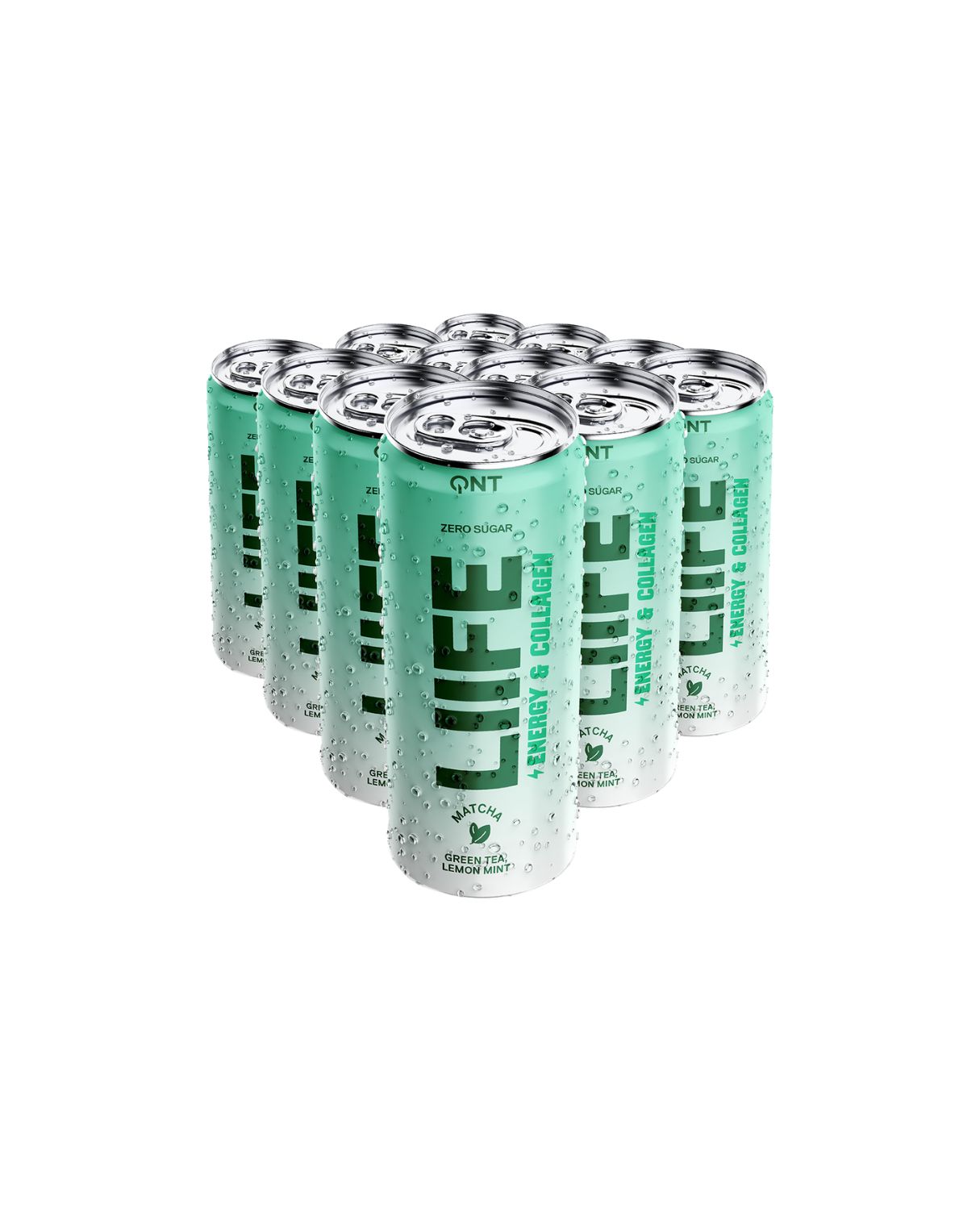 QNT Matcha Energy Collagen Lemon Mint 250ml