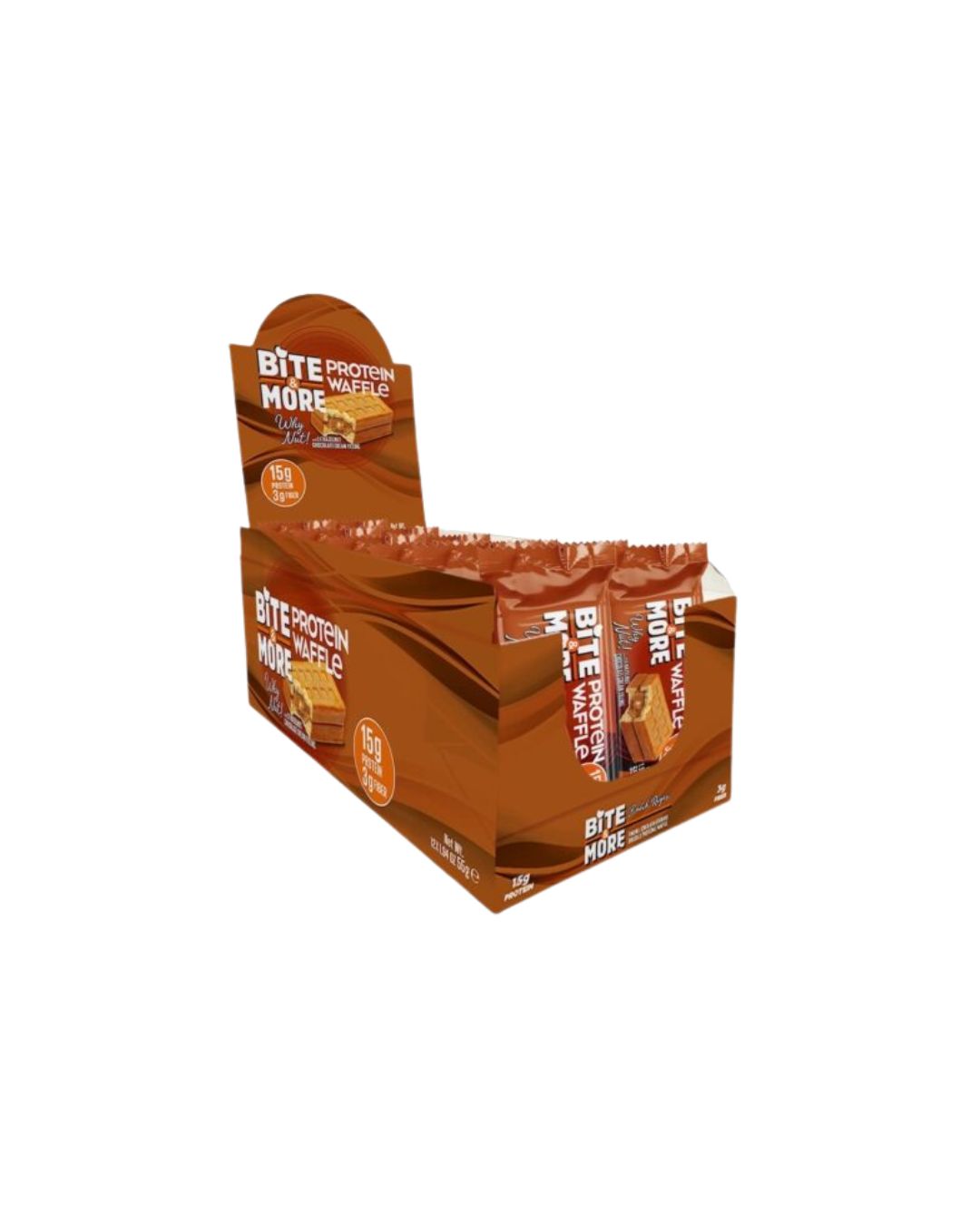 Smarter Snacks Bite & More Hazelnut Protein Waffle